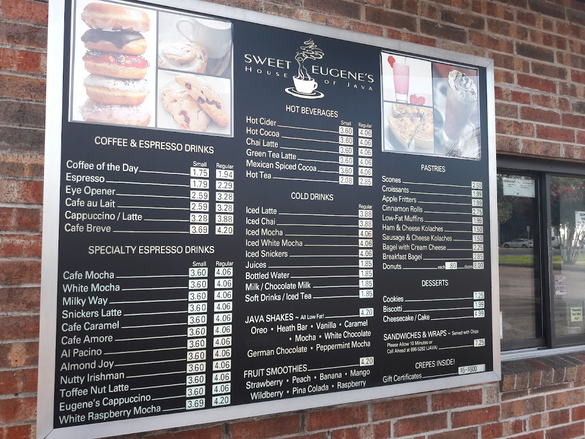 Sweet Eugene's Menu - Image 6